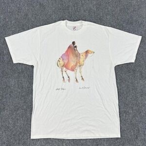 Vintage Native American Art Shirt Mens XL Horse Graphic Carol Grigg Lost Tribe